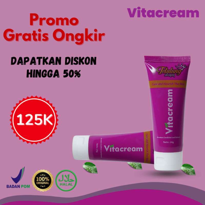 Promo Vita Cream Obat Gatal Selangkangan Vitacream Salep