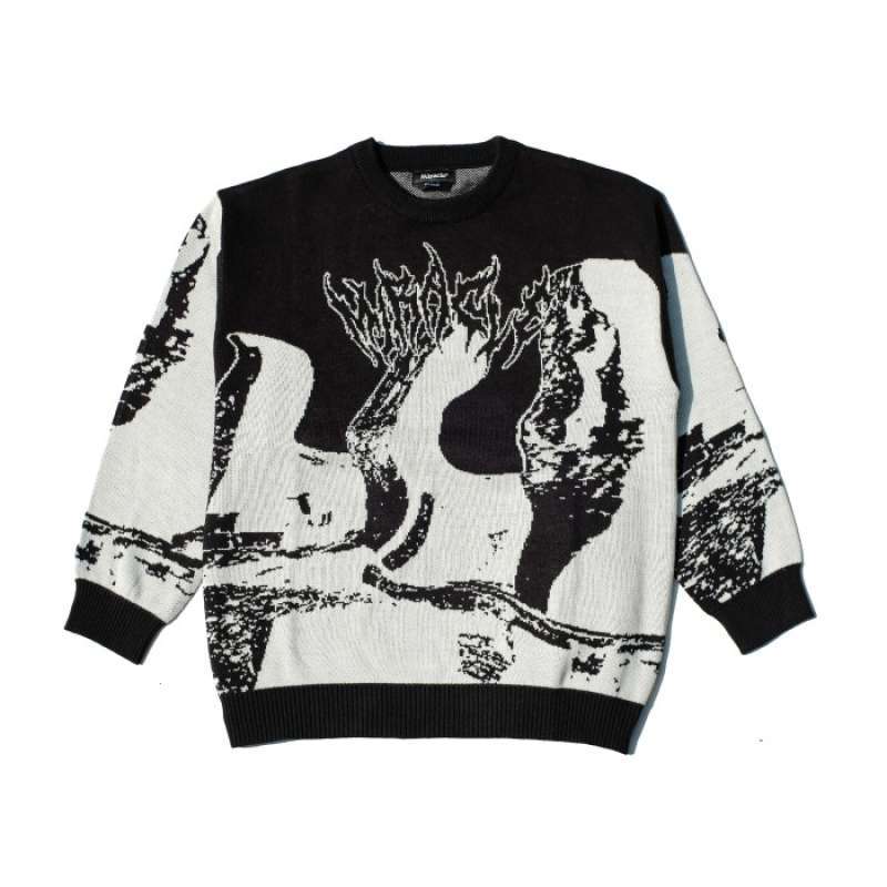 Jual Miracle Mates Lysergic Knit Sweatshirt di Seller Laris