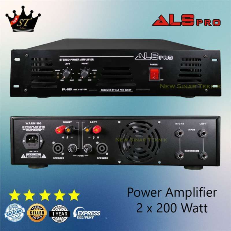 400 watt amplifier top