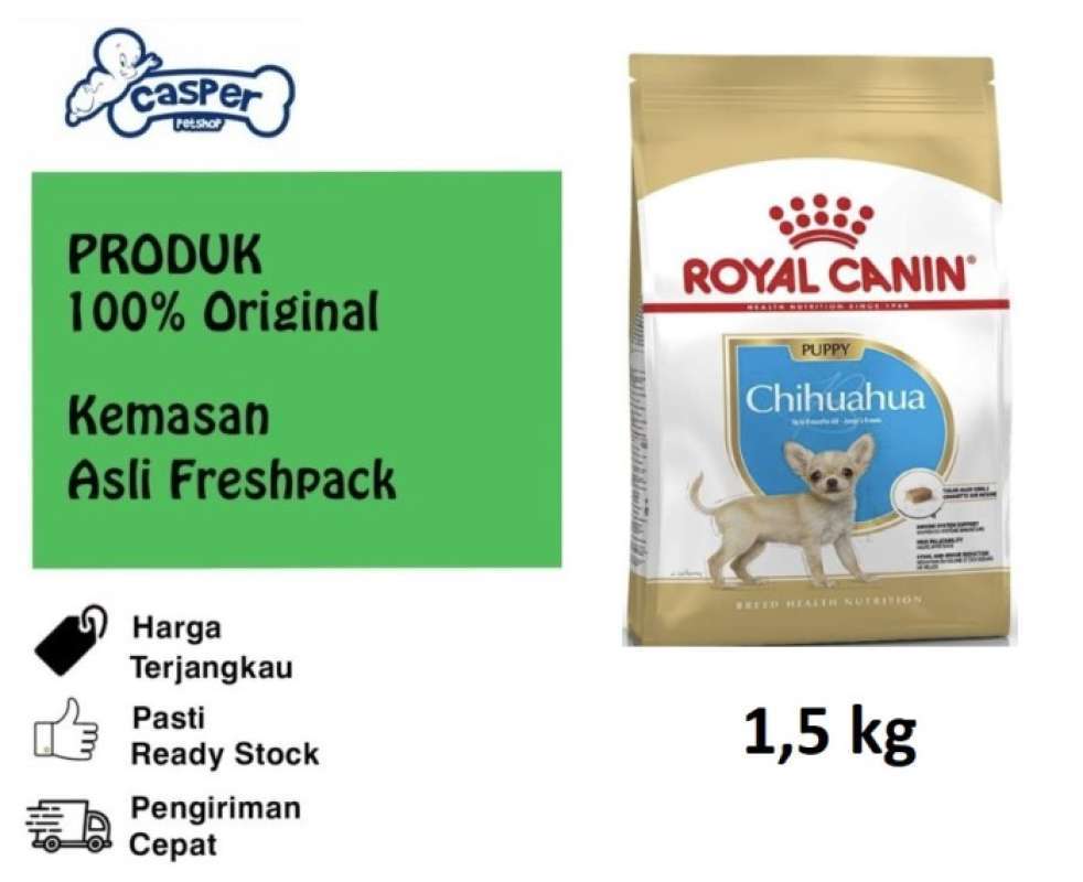 Promo Royal Canin Chihuahua Junior 1.5kg Promo Price Diskon 23