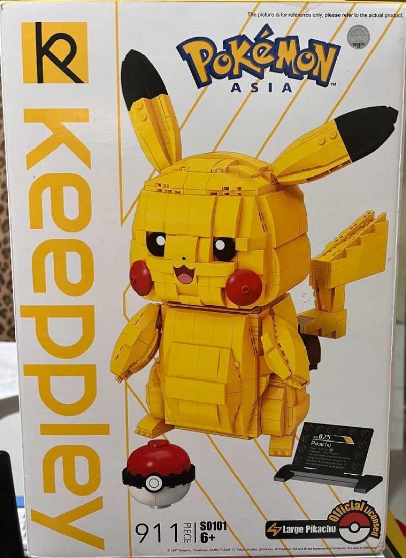 KEEPPLEY LARGE POKEMON LEGO POKEMON PIKACHU MAINAN BLOCKS POKEMON