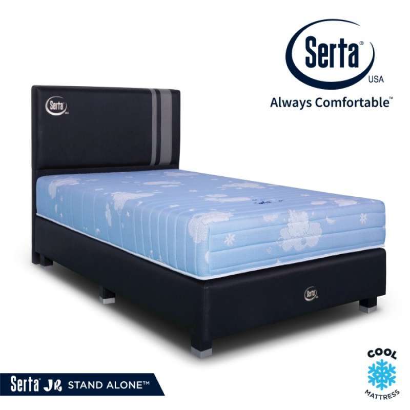 Promo SERTA JR SINGLE BED 100X200 KOMPLIT SET Diskon 23 di Seller