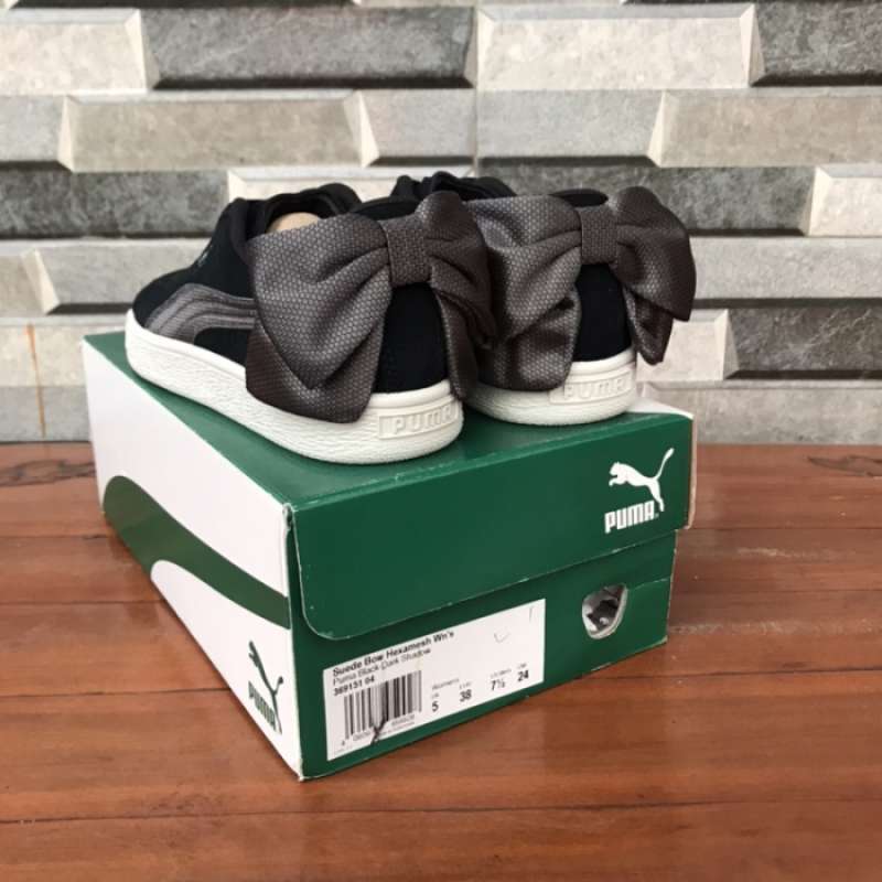 Puma suede sale bow hexamesh
