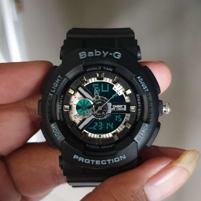 Baby g sale hitam
