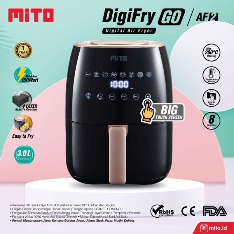 Air fryer murah hotsell dan low watt