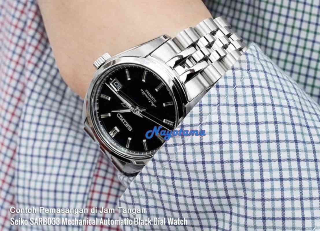 Jual 20mm Rantai MILTAT Angus Jubilee for Seiko SARB033 V clasp