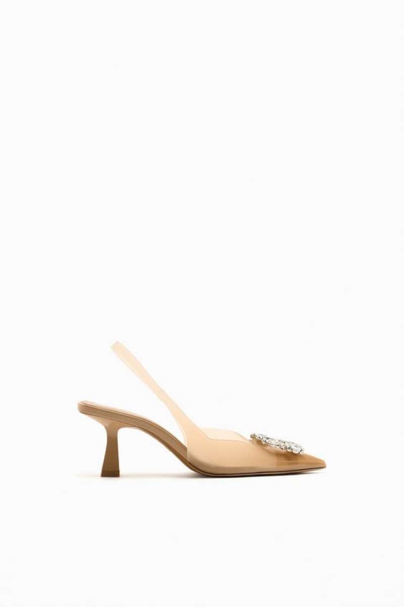 Zara vinyl clearance high heel shoes