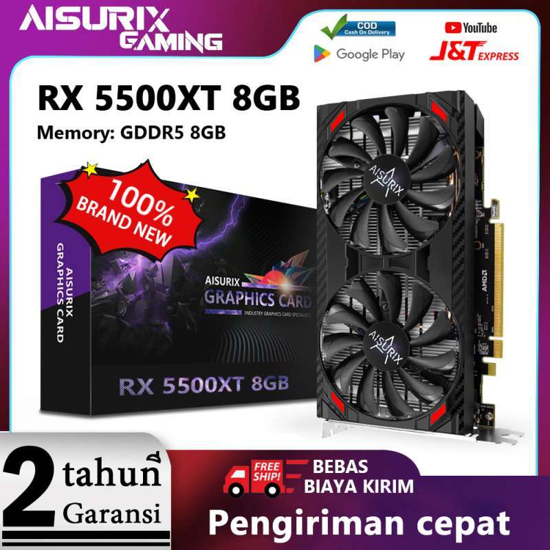 Msi Radeon Rx 5500xt 4gb Ddr6 Rx Radeon 5500 Amd Rx 5500 Xt Oc