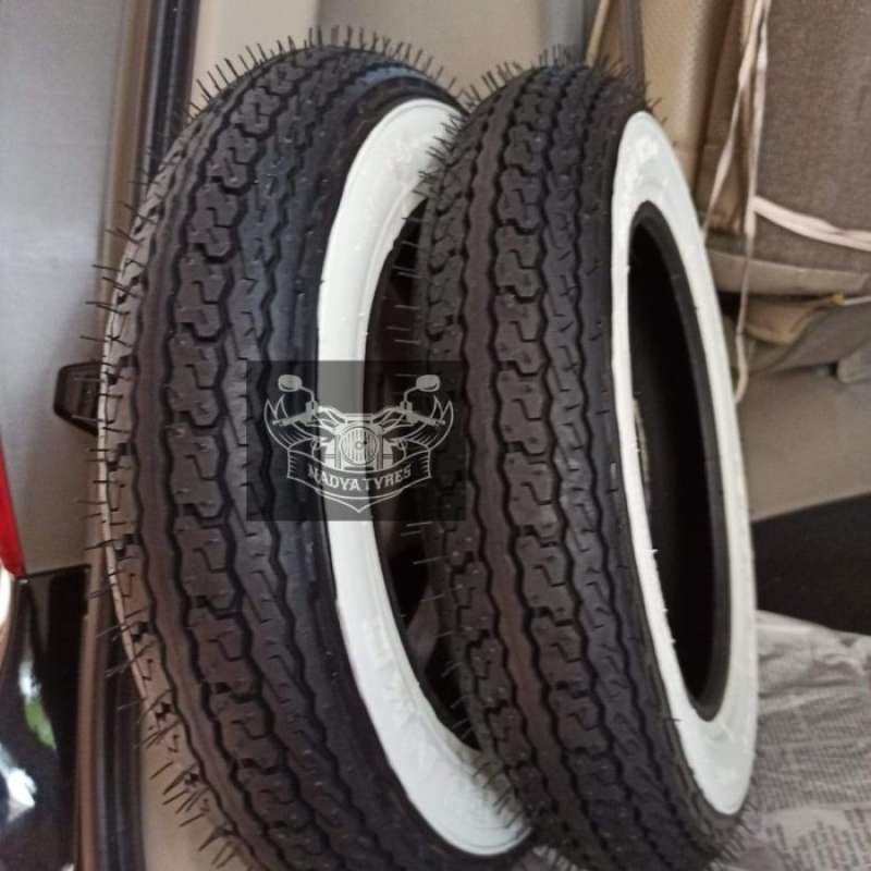 VESPA F.Rメッキホイール SHINKO SR550 安易 ホワイトウォール