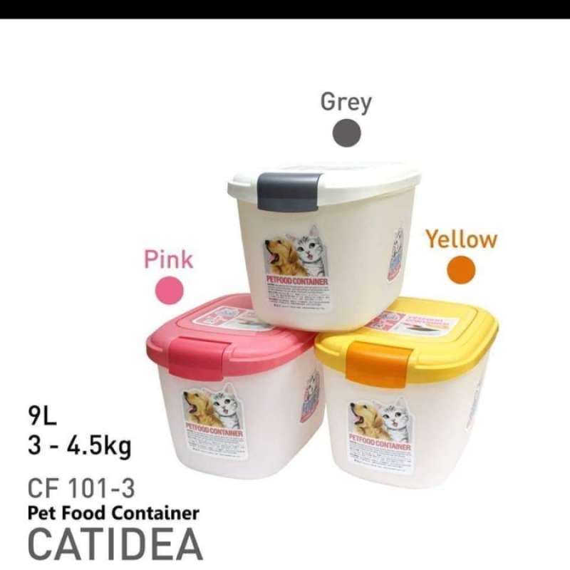Promo Catidea pet food container 3 kg Diskon 23 di Seller Laraji