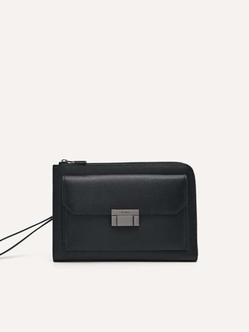 Jual PEDRO MEN ORIGINAL STORE 100 Small Leather Clutch Bag di