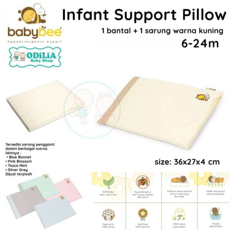 Baby shop bee pillow