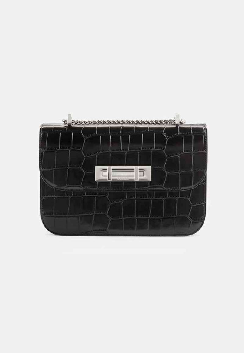 Jual PEDRO ORIGINAL STORE 100 Croc effect Leather Shoulder Bag