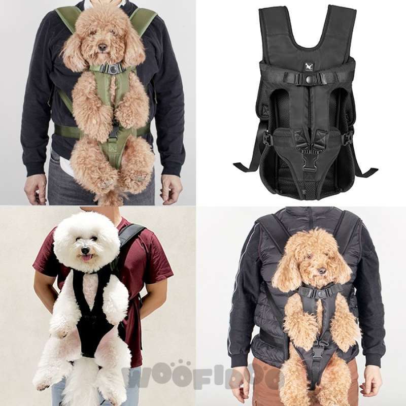 Promo WOOFIDOO Tail Up Pet Carrier Backpack Premium Dog Cat Tas