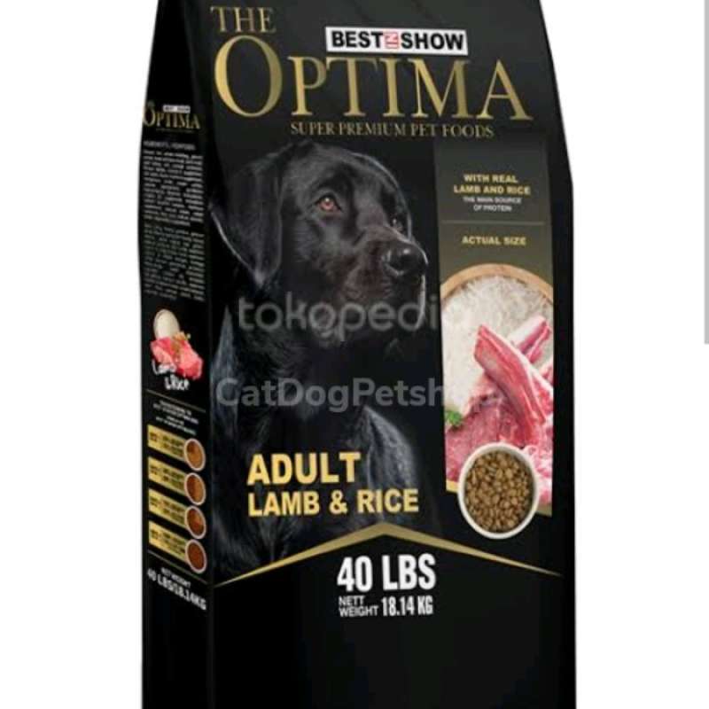 Optima dog food clearance