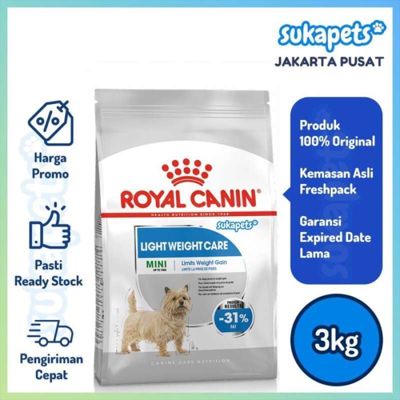Royal canin mini deals light weight care 2kg