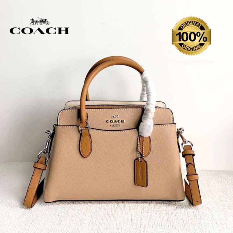 Coach new arrivals tas beige