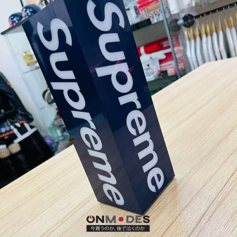 Supreme Box ニューエラ Logo Lamp Blue ボックスロゴランプ ブルー 