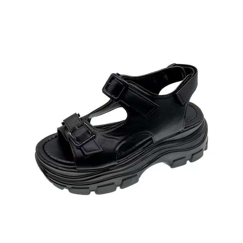 Promo SANDAL WEDGES WANITA KOREA IMPORT CASUAL SHOES PUTIH SVN 307