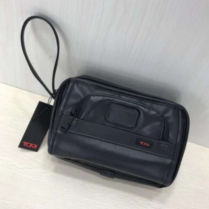 Jual TUMI ALPHA BRAVO CLUTCH LEATHER ORGANIZER HANDBAG IMPORT