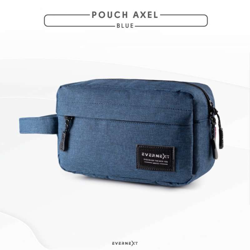 Jual Pouch Bag Serbaguna Hand Bag Kasual Tas Tangan Pensil Case