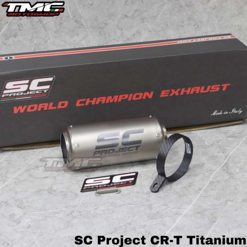 Sc project titanium crt silencer ninja 250 top