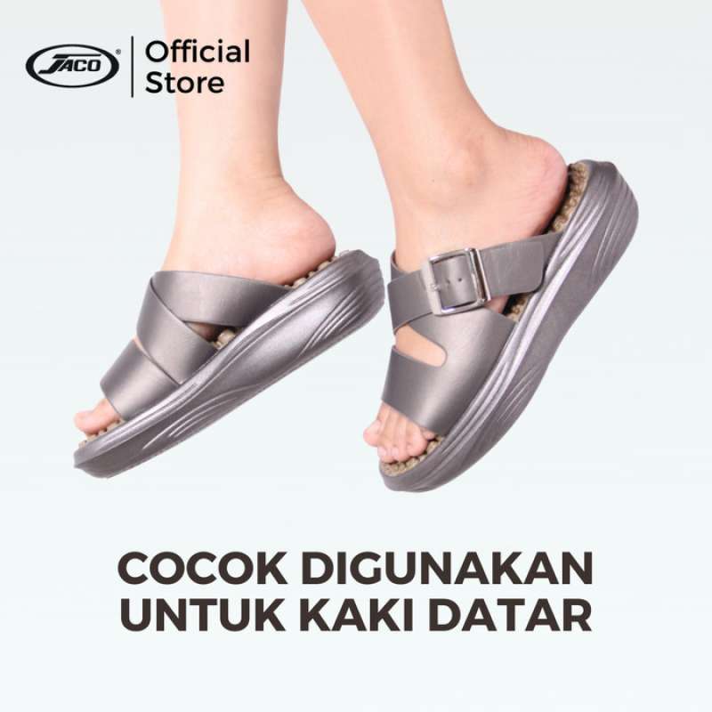 Promo JACO KOZUII SANDAL KESEHATAN REFLEKSI K WALK L Abu abu