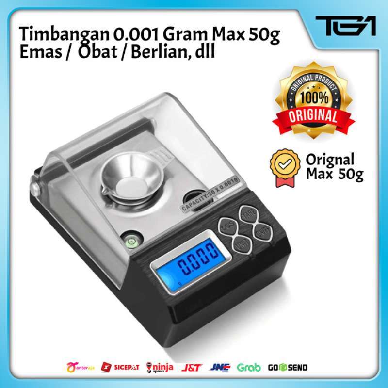 Jual New Timbangan Digital Akurasi 0.001 Gram Miligram 0.001G Emas