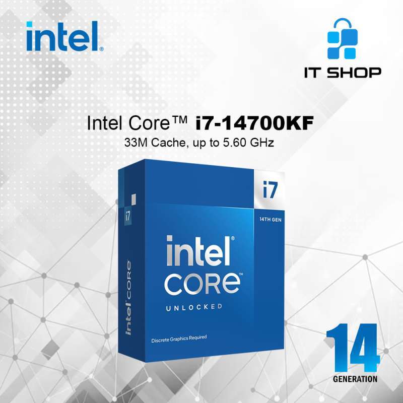 Jual Processor Intel Core i7 14700 14700K 14700KF 14700F - Socket LGA 1700  - Core i7 14700KF - Jakarta Pusat - Duta Mandiri Infokom