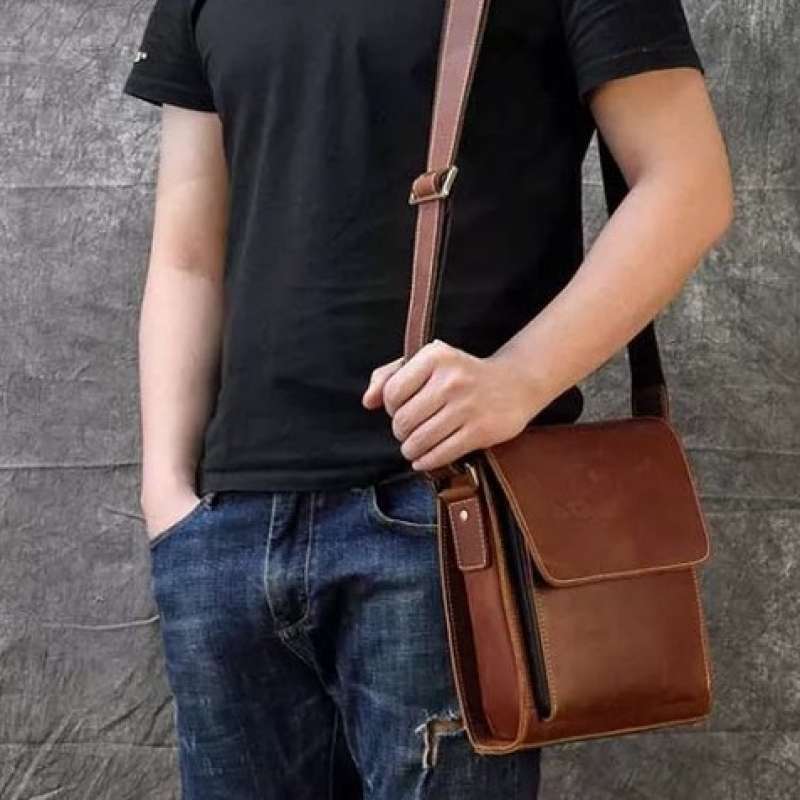 Genuine sales leather tas