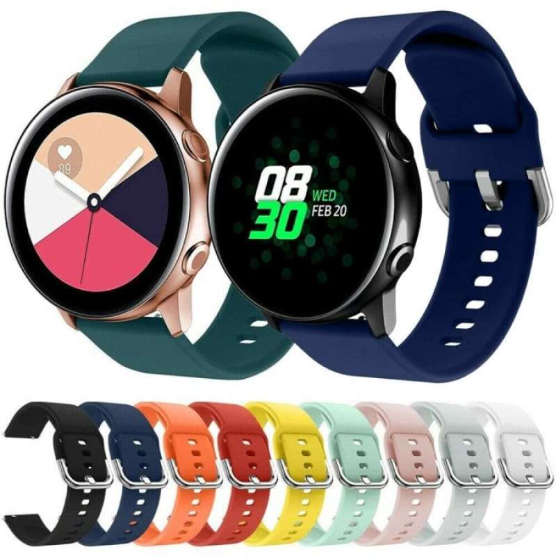 Promo TALI JAM STRAP SILIKON BAND SAMSUNG GALAXY WATCH ACTIVE 2