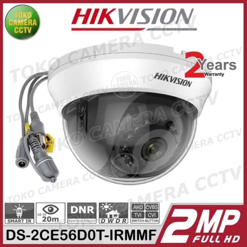 Promo KAMERA CCTV INDOOR 2MP DS-2CE56D0T-IRMMF DOME Diskon 23% di Seller  Golia Store - Kalibata, Kota Jakarta Selatan | Blibli