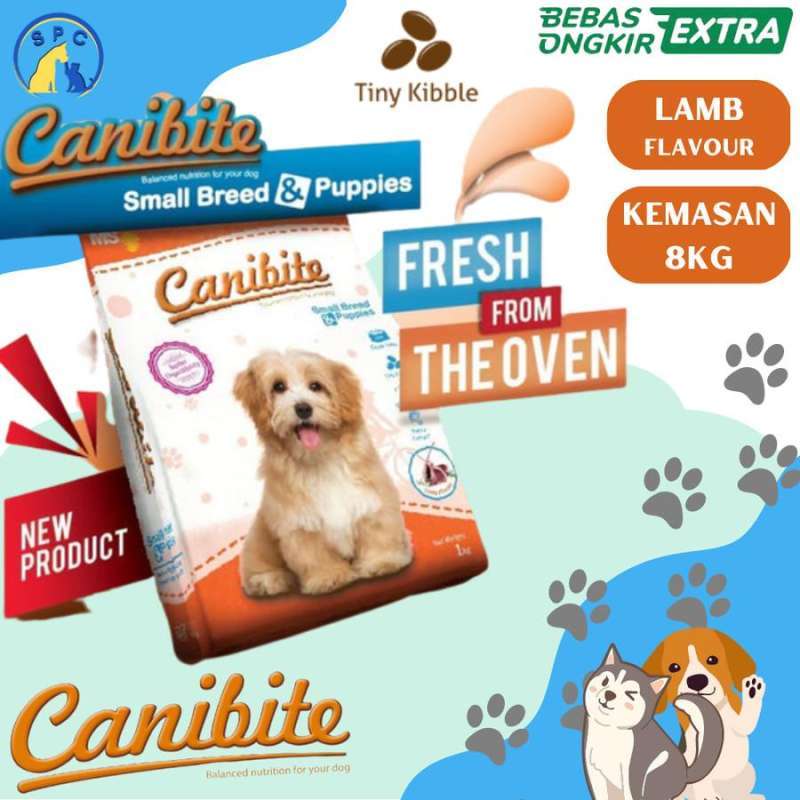 CANIBITE Puppy Small Breed 8kg Makanan Anjing Breed Kecil Dog Food