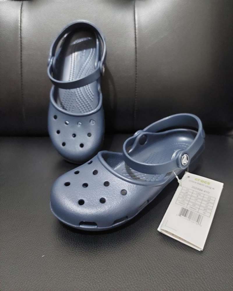 Jual DIMPLE STORE Crocs Women s Karin Clog Black 40 37 Navy