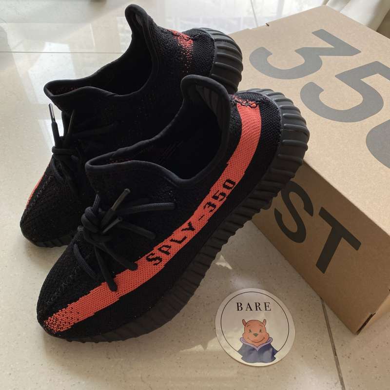 Yeezy 350 V2 Infrared Core Black Red 2016 2022 BY9612