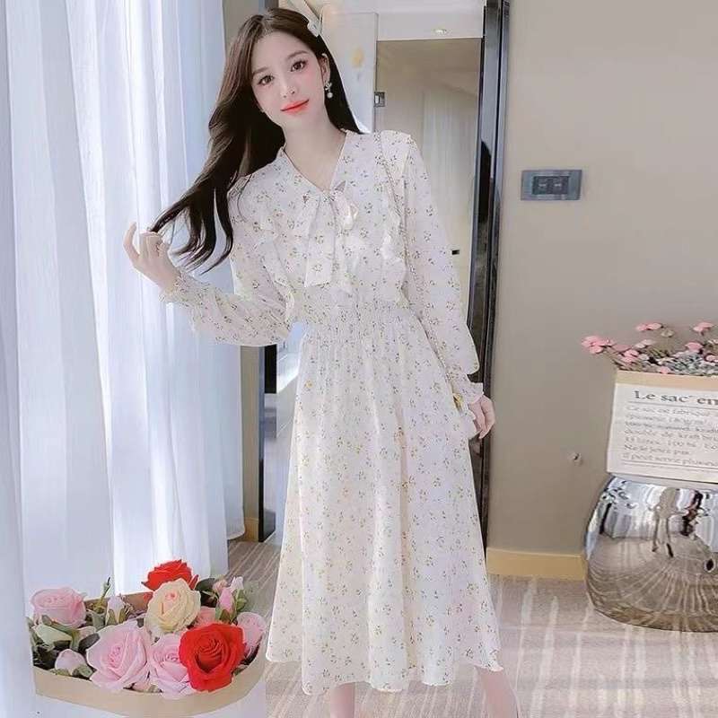 Retro hotsell chiffon dress