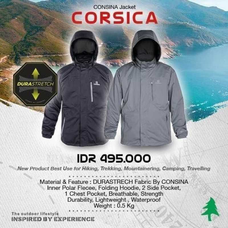 Promo JAKETUNG CONSINA CORSICA JAKET CONSINA PRIA DAN WANITA