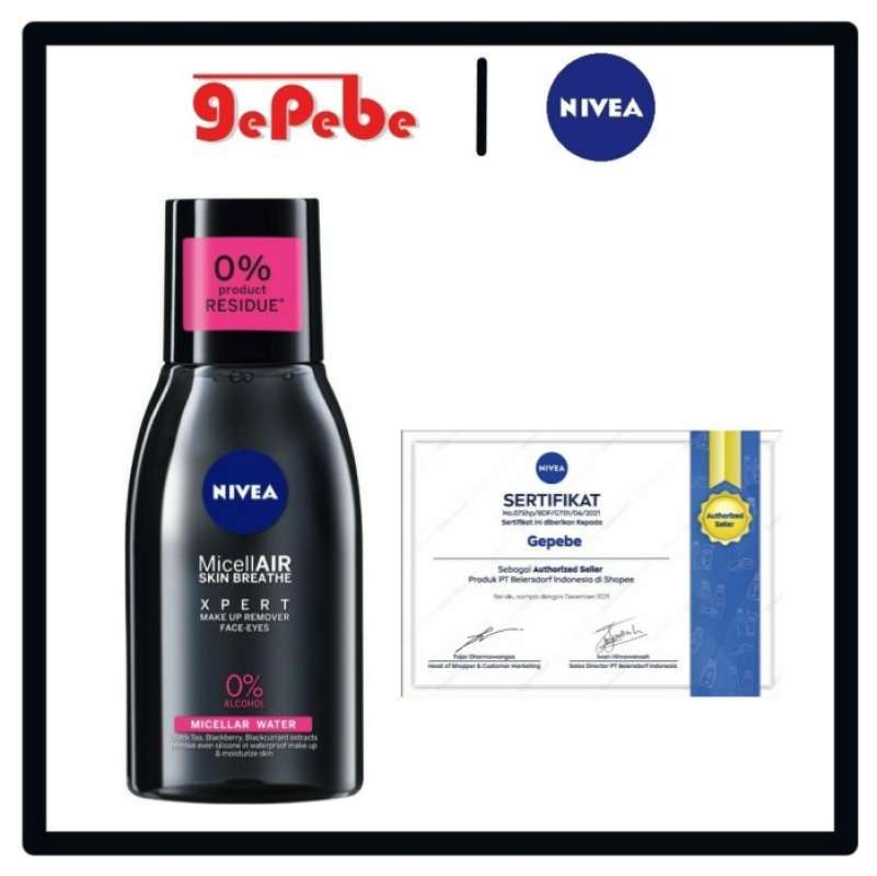 Jual NIVEA Micellair Black Xpert 125ml Micellar Water di