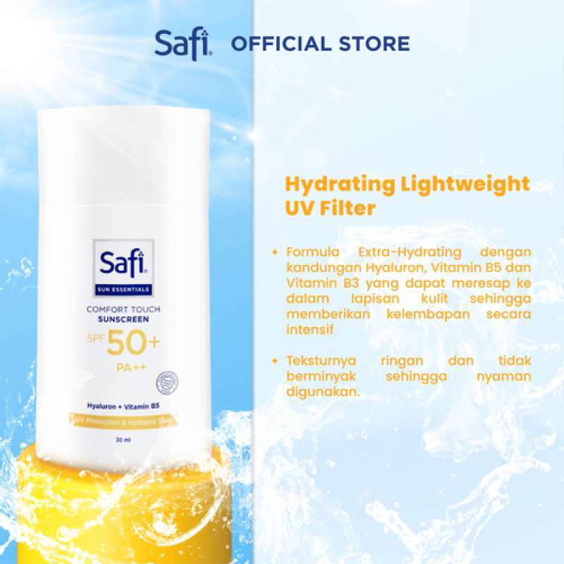 Jual Safi Sun Essential Comfort Touch Sunscreen SPF 50 PA 30ml