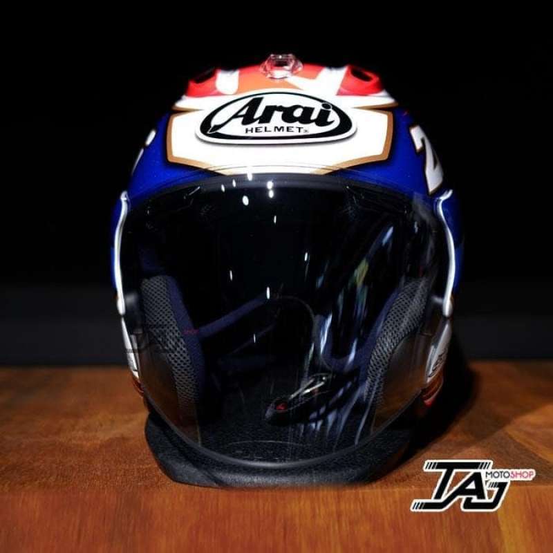 Promo Helm Half Face Arai Sz ram5 Pedrosa Samurai Seaesaw Diskon