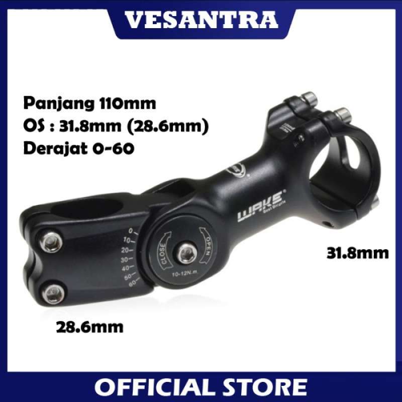 Stem adjustable clearance sepeda
