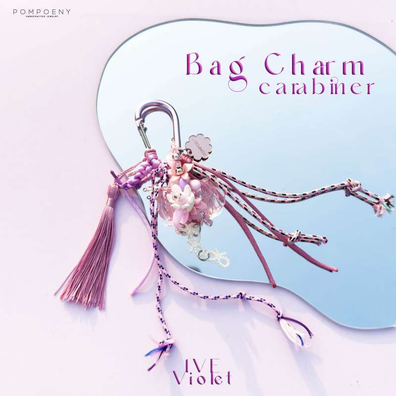 Bag Charm Carabiner Bag Charm Gantungan Tas Bag Charm Carabiner Tali Tas Gantungan Tas Carabiner Keychain Bags Charm Handmade POMPOENY