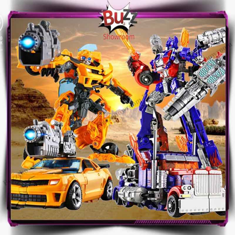 Mainan bumblebee and optimus prime hot sale