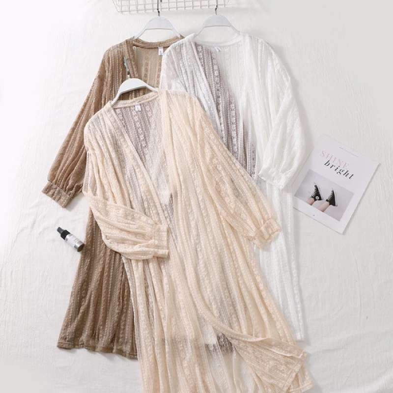 Dqdq women's lace cardigan cover ups clearance beachwear cotton