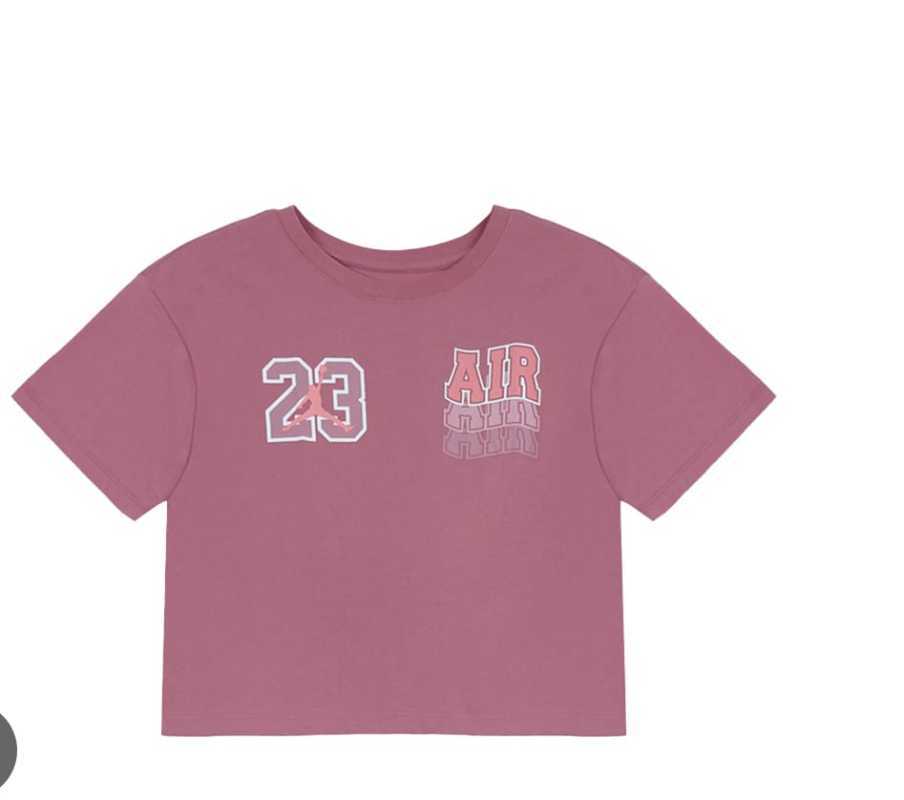 Jual Nike Jordan Kids 23 Air Wave Ss Boxy Kaos Anak Perempuan