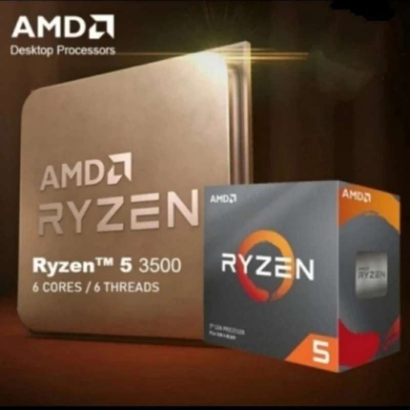 Terbaik Processor Pc Amd Ryzen 5 3500 Box Am4 Gen 3 Matisse 6 Core Sale
