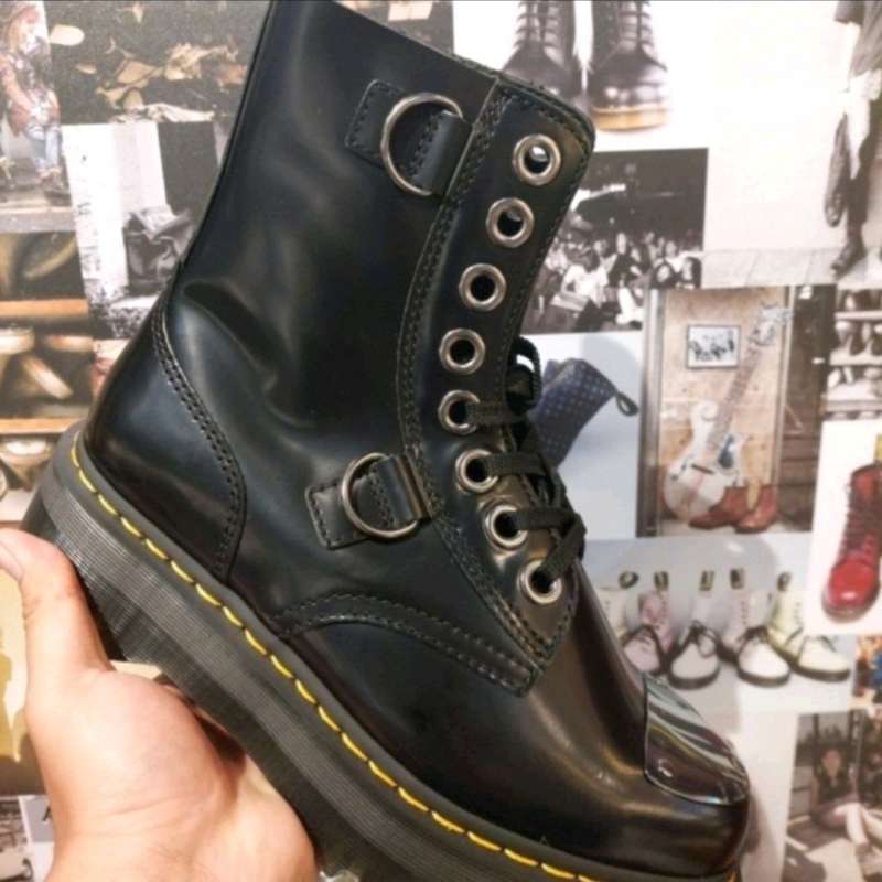 SALE!!! DOCMART DR MARTENS JADON STEEL TOE BLACK 36 39 NEW ORIGINAL