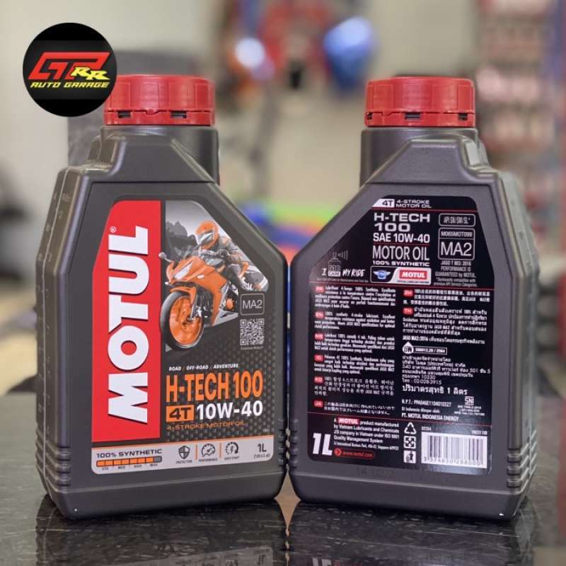 Promo Oli Motul H Tech 100 10W40 1L CBR GSX 150 R15 V3 MT15 XSR
