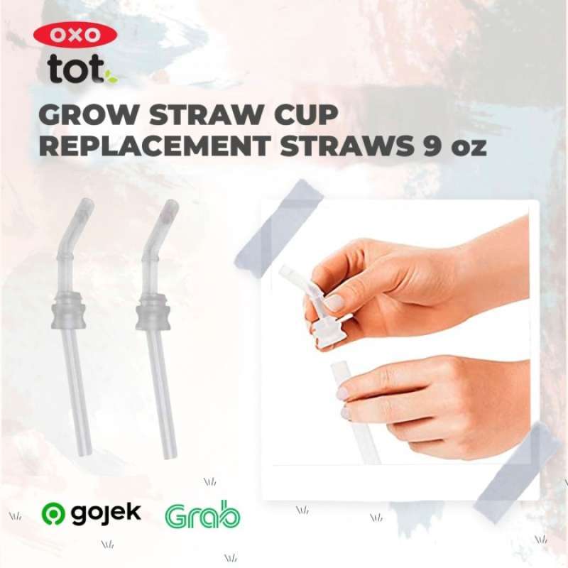 Promo Oxo Tot Grow Straw Cup Replacement Straws 9oz - 2Pc Diskon 9% di  Seller Babycare Store - Wijaya Kusuma, Kota Jakarta Barat