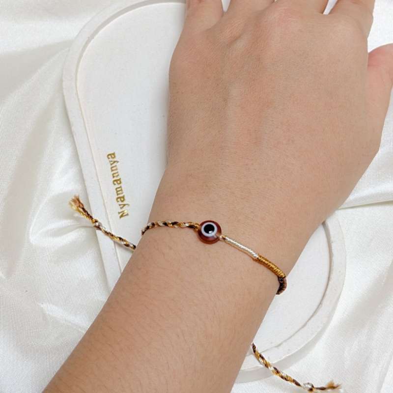 Nyamannya Gelang Beads Evil Eye Manik Serut Aesthetic Binar Series